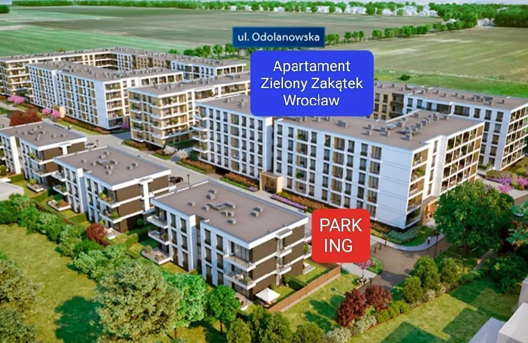 Apartament Zielony Zakatek Wroclaw Free Parking, Ochrona Poland
